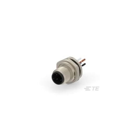 Te Connectivity M12 REAR MOUNTING MALE D 4P 0.2M WIRE T4171010504-001